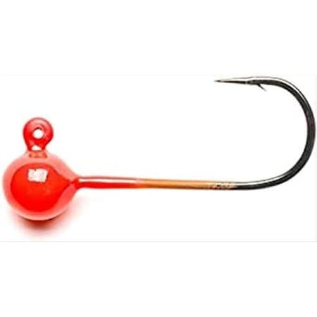 Mustad Jig Head Uv Orange 164Oz PSH833-1/64-OR-4